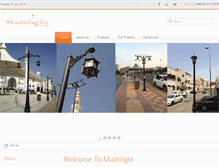 Tablet Screenshot of madolight.com